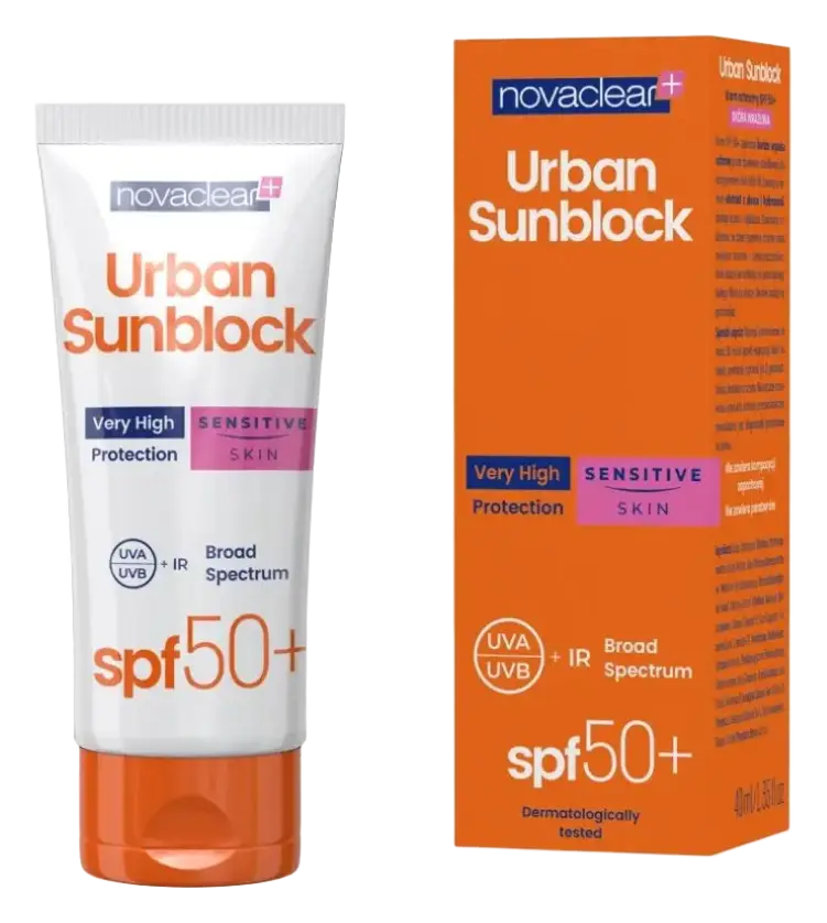 Novaclear Urban Sunblock Protective Cream Sensitive Skin SPF50+