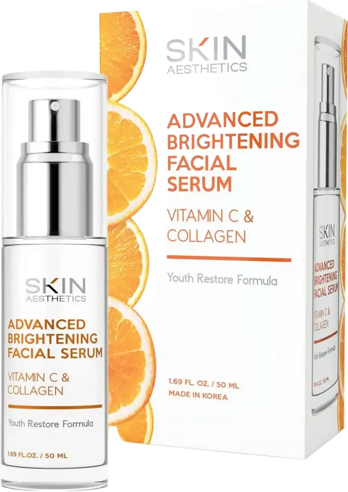 Skin Aesthetics Advanced Brightening Facial Serum With Vitamin C & Collagen