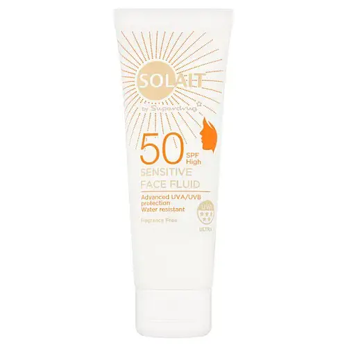 Superdrug Solait Sensitive Face Fluid SPF 50