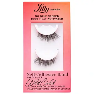 Lilly Lashes Self-Adhesive Band Half Lashes Wild Child