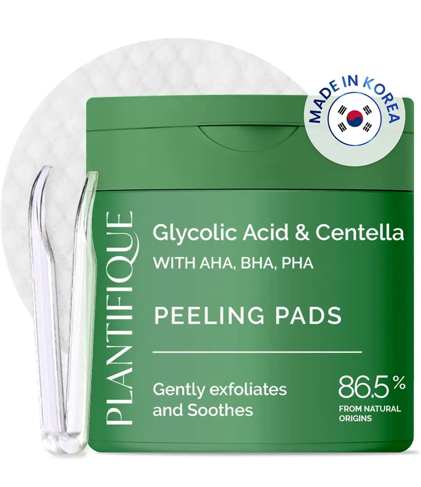 Plantifique Glycolic acid & centella peeling pads
