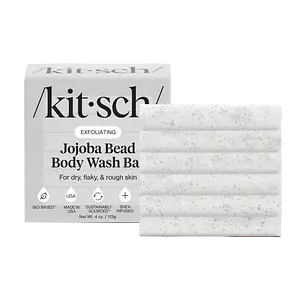 Kitsch Jojoba Bead Exfoliating Body Wash Bar