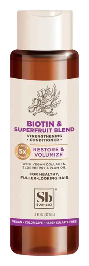 Soapbox Biotin And Superfruit Restore & Volumize Conditioner