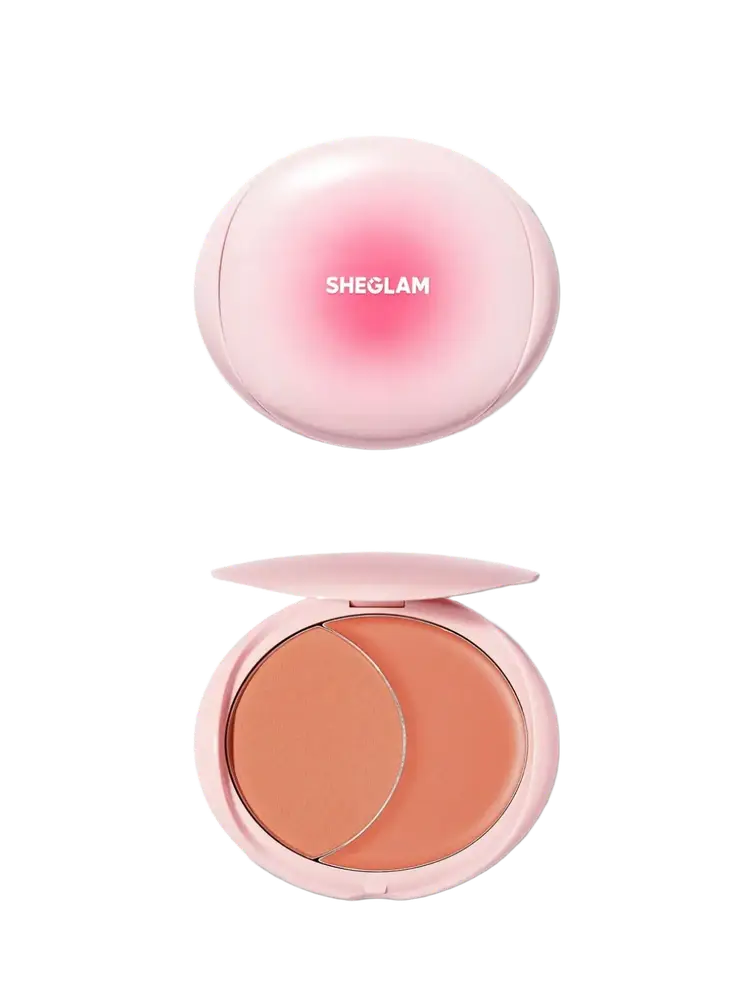 SHEGLAM Cheek 2 Cheek Blush Duo Peach Juice