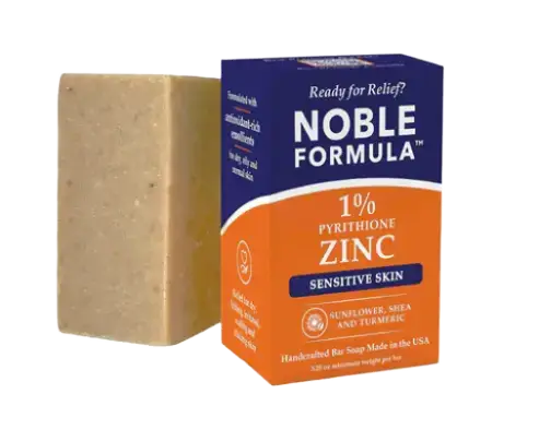 Noble Formula SunFlower & Shea + Turmeric 1% Pyrithione Zinc (ZnP) Bar Soap