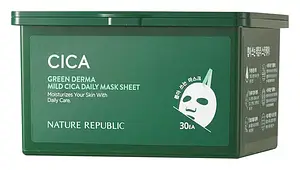 Nature Republic Green Derma Mild Cica Daily Mask Sheet