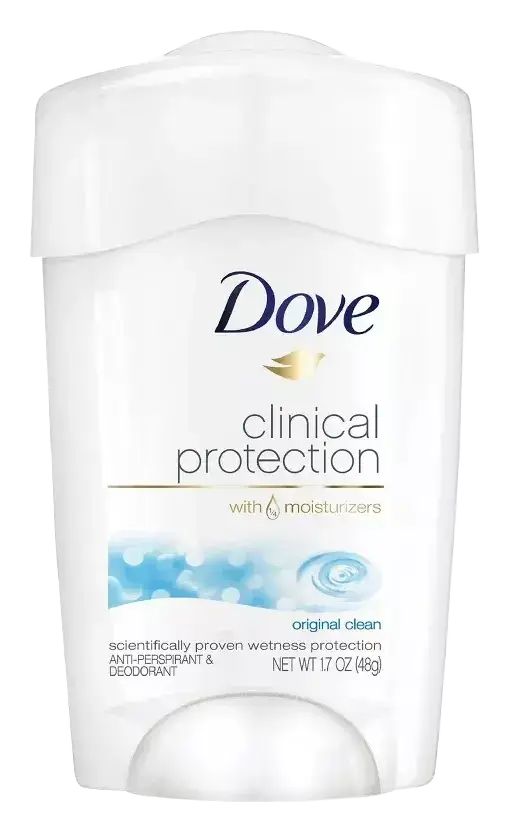 Dove Clinical Protection Antiperspirant Deodorant Stick Original Clean