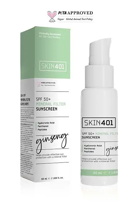 Skin401 SPF 50+ Mineral Filter Sunscreen