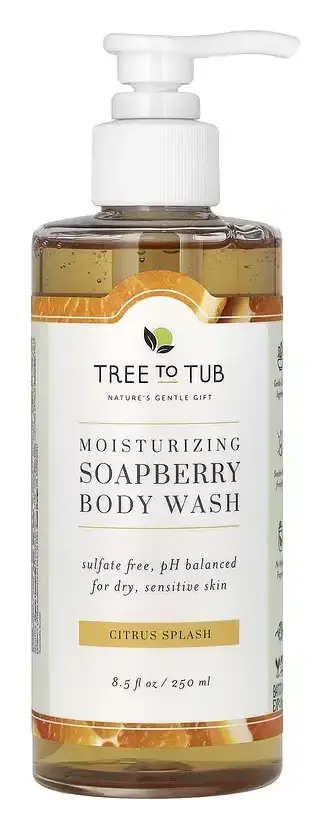Tree to Tub Moisturizing Soapberry Body Wash Citrus Splash