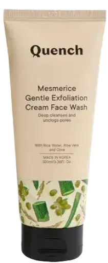 Quench Botanics Mesmerice Gentle Exfoliation Cream Face Wash