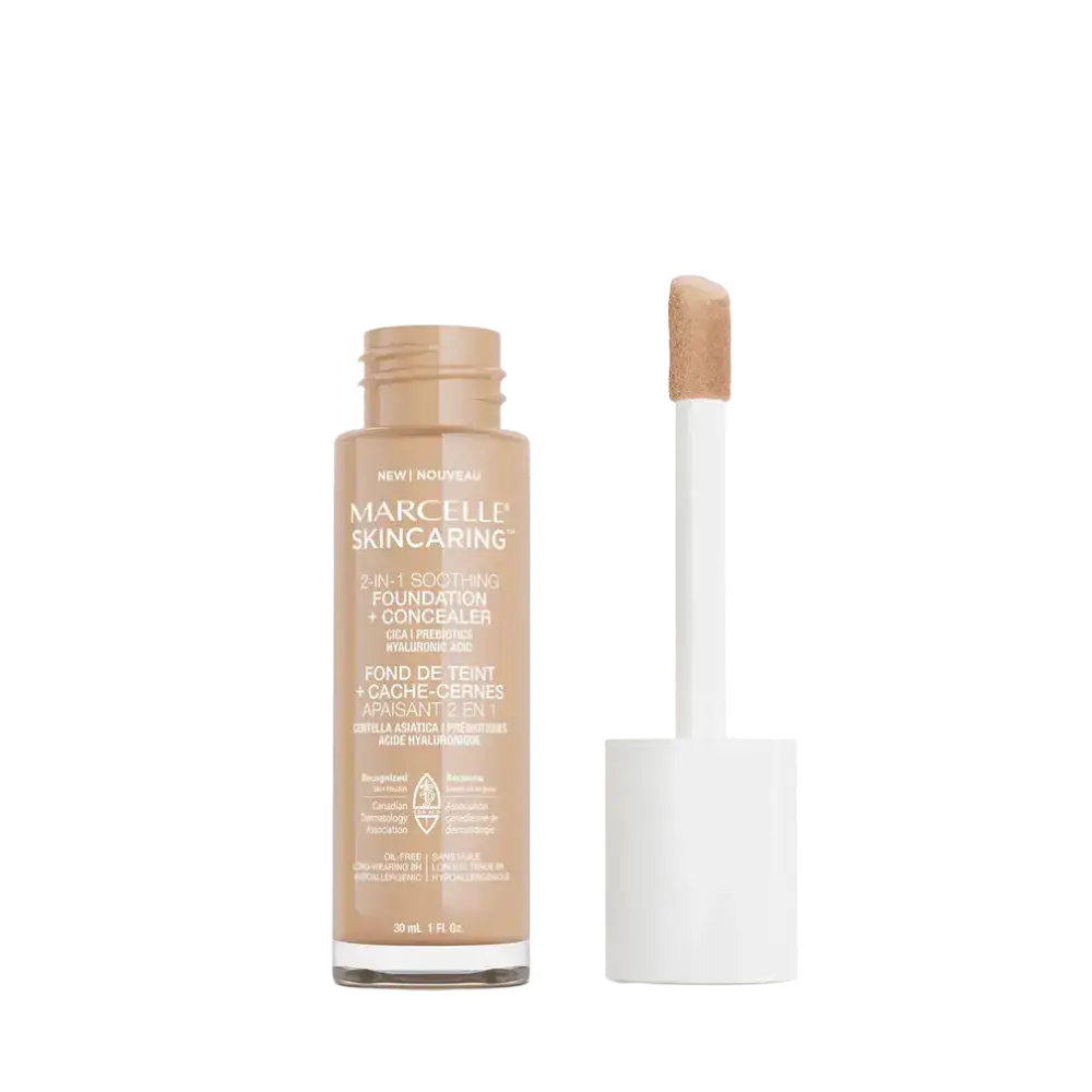 Marcelle Skincaring 2-In-1 Soothing Foundation + Concealer Classic Ivory