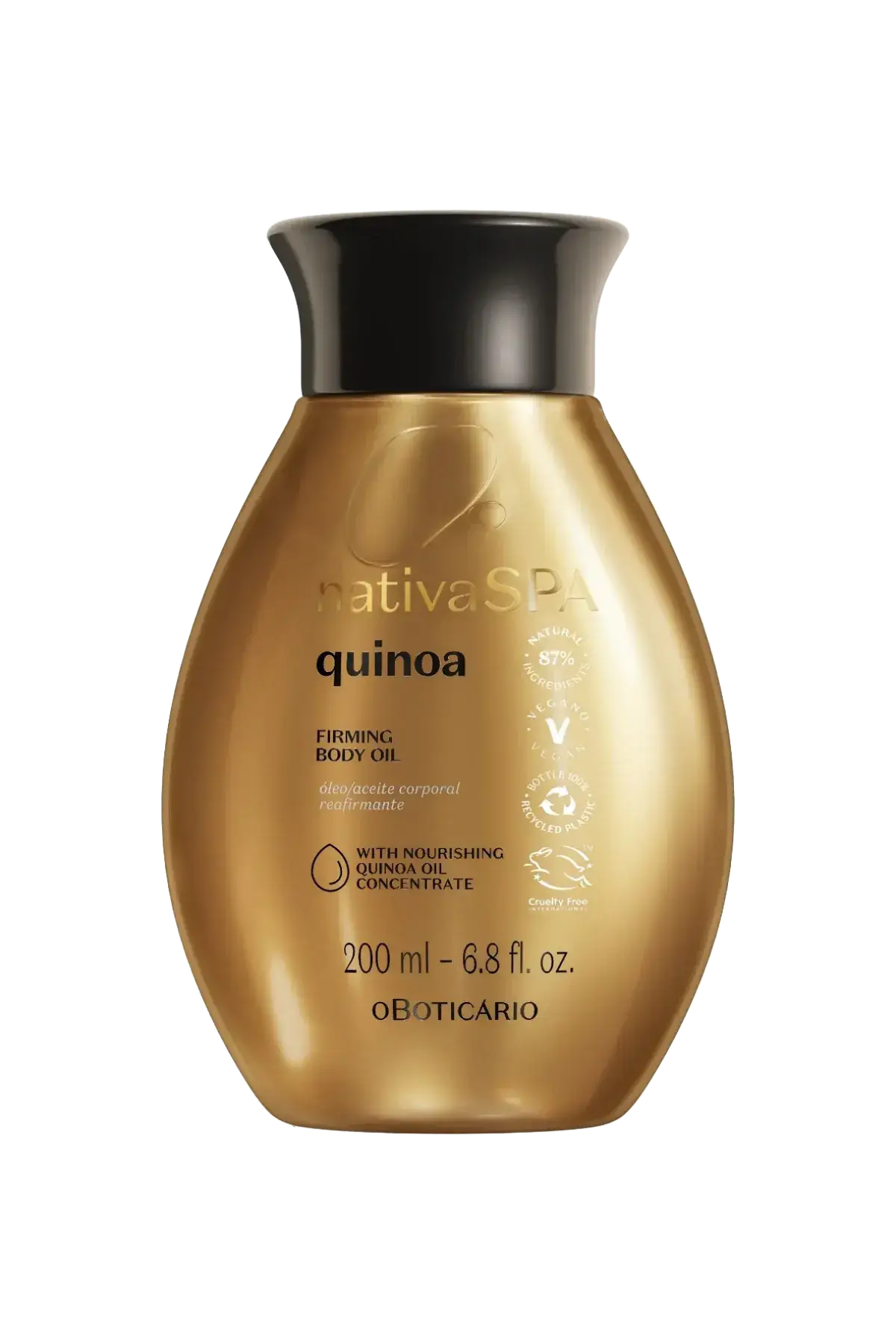 O Boticário Nativa Spa Moisturizing Body Oil Quinoa Firming