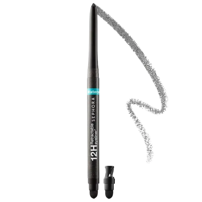 Sephora Collection Waterproof 12HR Retractable Eyeliner Pencil 09 Glitter Black