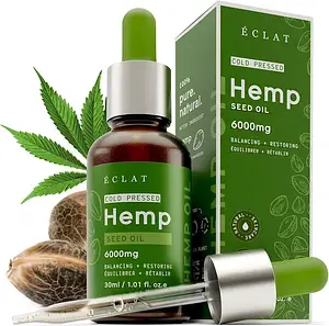 Eclat Natural Skincare Organic Hemp Seed Oil