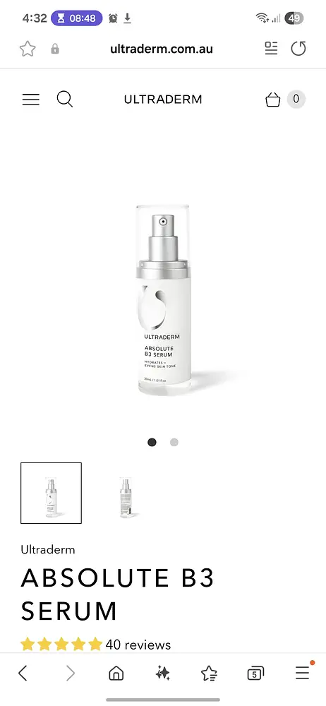 Ultraderm Absolute B3 Serum