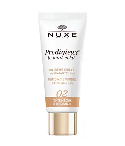 Nuxe Prodigieux Le Teint Éclat 24H Tinted Moisturizing BB Cream 02 Medium Shade