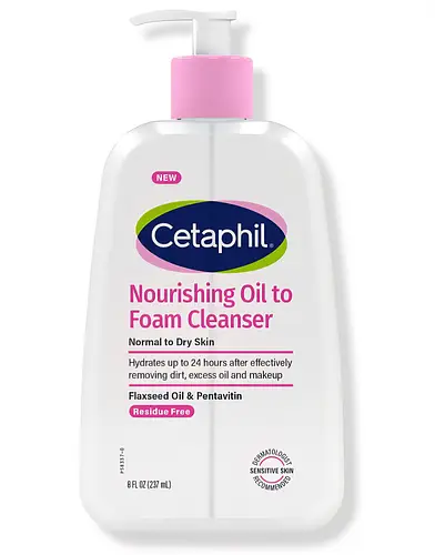 Cetaphil Nourishing Oil to Foam Cleanser