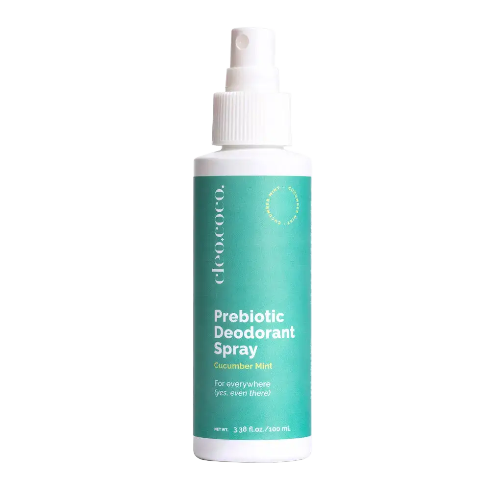 Cleo+Coco Prebiotic Deodorant Spray Cucumber Mint