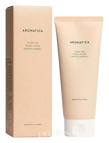 Aromatica Glow Vita Facial Scrub Orange & Neroli