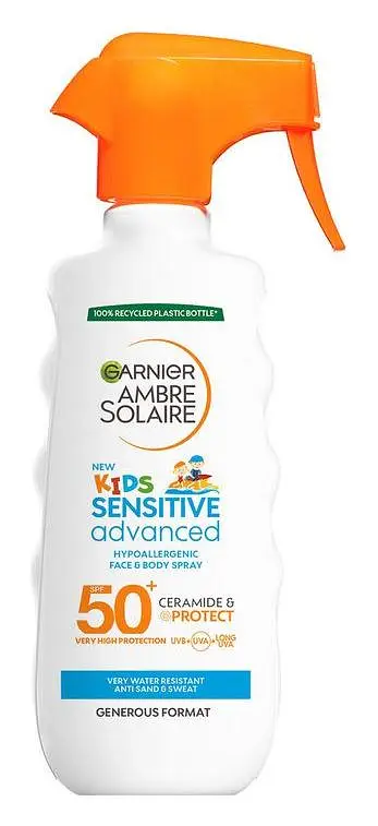 Garnier Ambre Solaire Kids Sensitive Advanced Hypoallergenic Spray SPF 50+ Finland