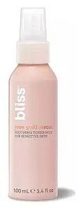 Bliss Rose Gold Rescue Soothing Toner Mist For Sensitive Skin