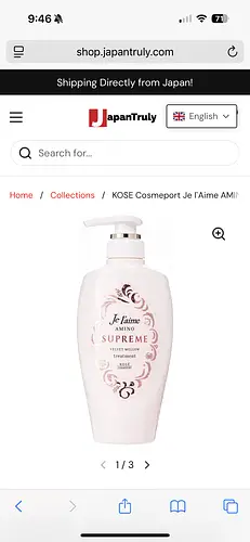 Je l’aime Amino Supreme Treatment Velvet Mellow