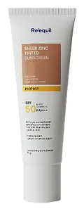 Re’equil Sheer Zinc Tinted Sunscreen SPF 50