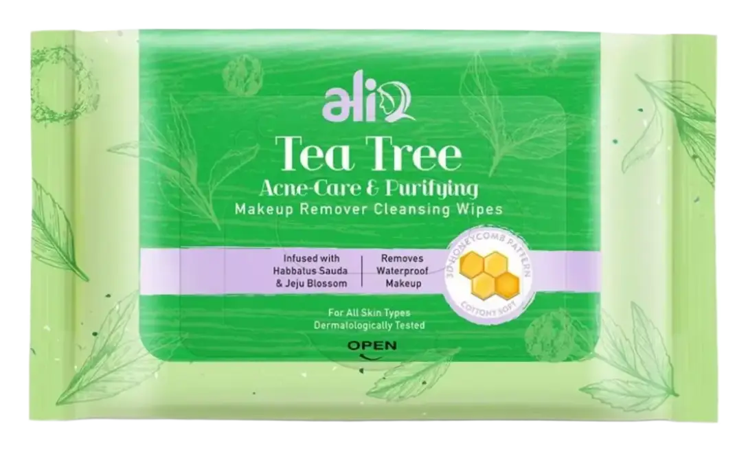 ALIA Tea Tree Makeup Remover Cleansing Wipes