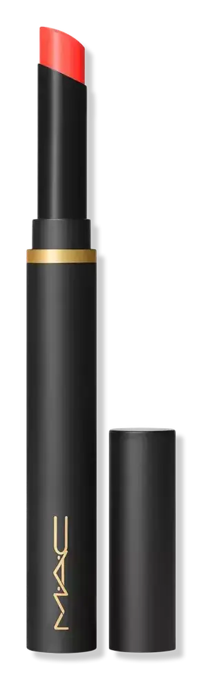Mac Cosmetics Powder Kiss Velvet Blur Slim Lipstick Hot Paprika