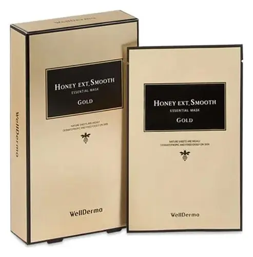 Wellderma Honey Ext. Smooth Essential Mask (Gold)