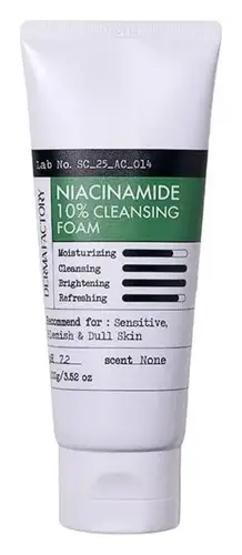 Derma Factory Niacinamide 10% Cleansing Foam