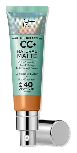 IT Cosmetics CC+ Cream Natural Matte Foundation SPF 40 Rich