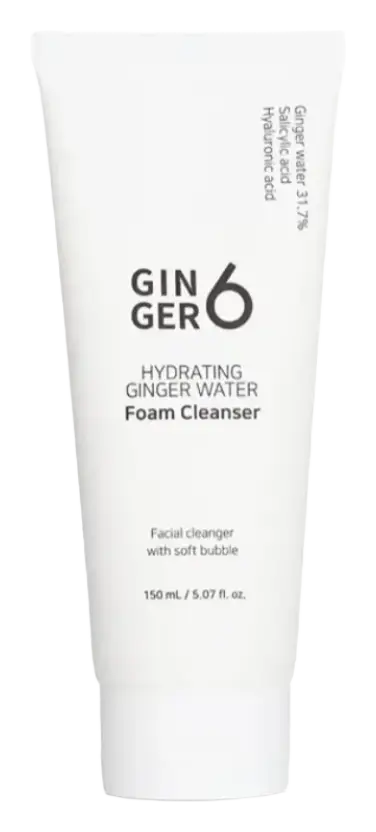 Ginger6 Hydrating Ginger Water Foam Cleanser