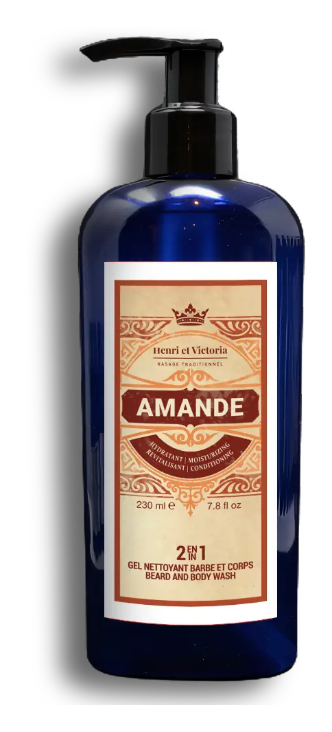 Henri Et Victoria Beard And Body Wash Amande