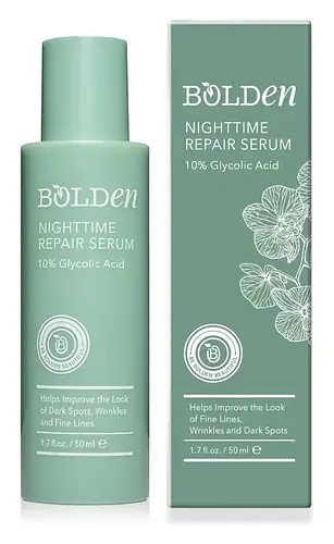 Bolden Nightime Repair Serum With 10% Glycolic Acid