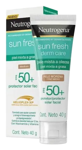 Neutrogena Sun Fresh Derm Care SPF 50 Tono Medio