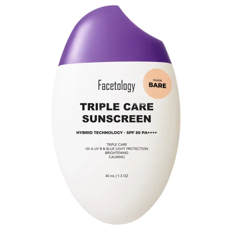 Facetology Triple Care Tinted Sunscreen SPF 50 Bare