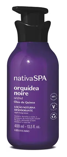 O Boticário Loção Noturna Desodorante Corporal Nativa SPA Orquídea Noire