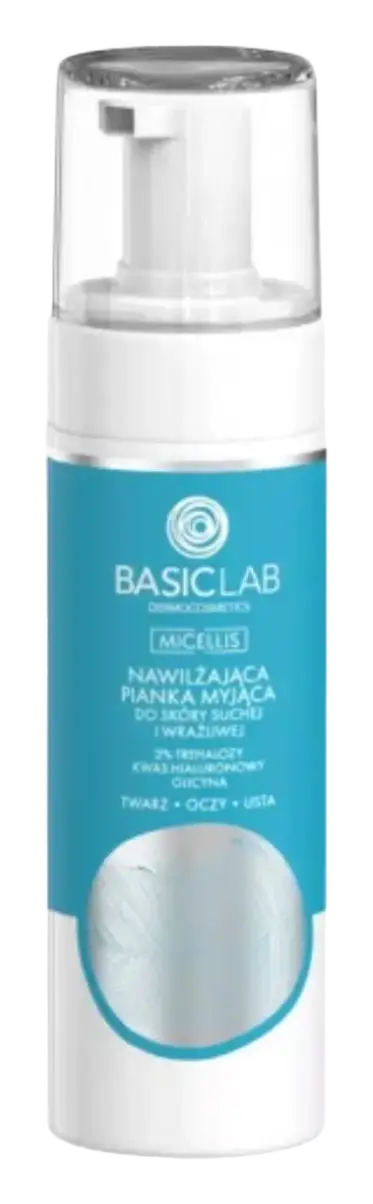 BasicLab Nawilżająca Pianka Myjąca