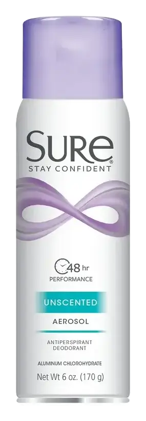 Sure Antiperspirant Deodorant Spray Unscented