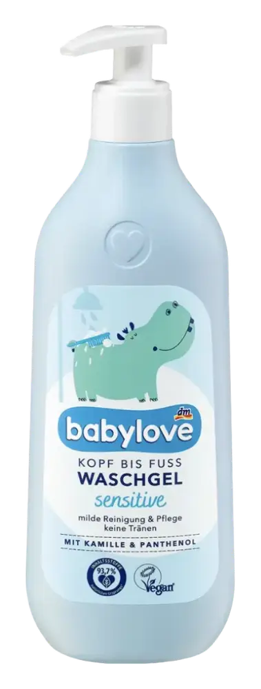 babylove dm Waschgel Kopf Bis Fuß Sensitive