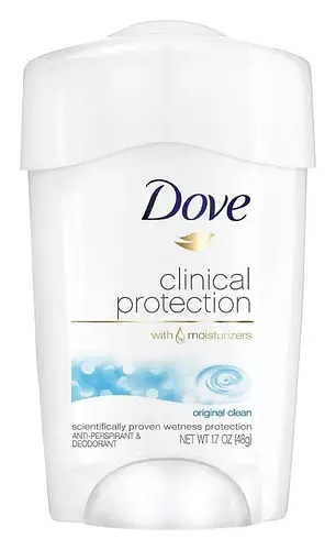 Dove Clinical Protection Antiperspirant Deodorant Stick Original Clean