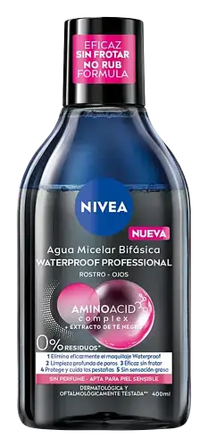 Nivea Água Micelar Bifásica Waterproof Professional Portugal