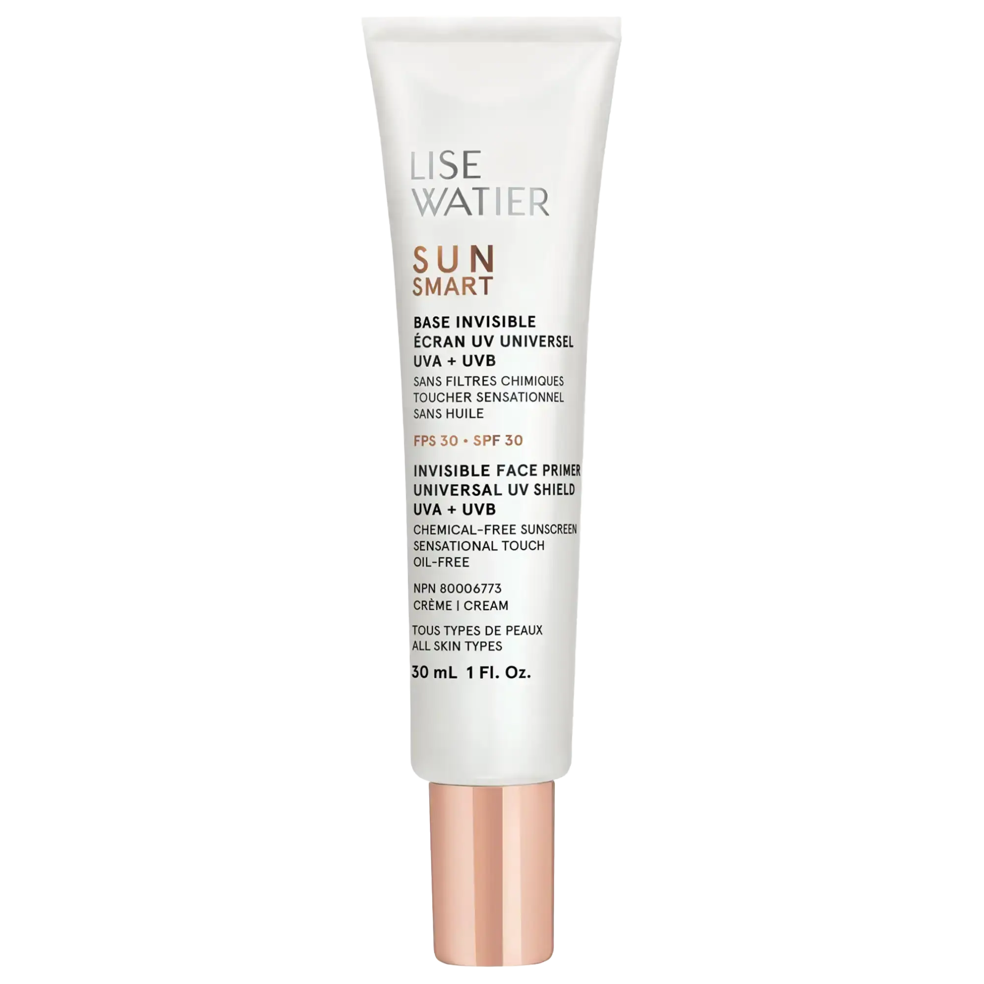 Watier Sun Smart Invisible Face Primer Universal UV Shield SPF 30