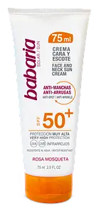 Babaria Crema Facial Solar Rosa Mosqueta SPF50+