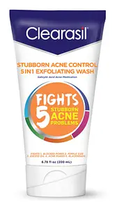 Clearasil Stubborn Acne Exfoliating Acne Face Wash