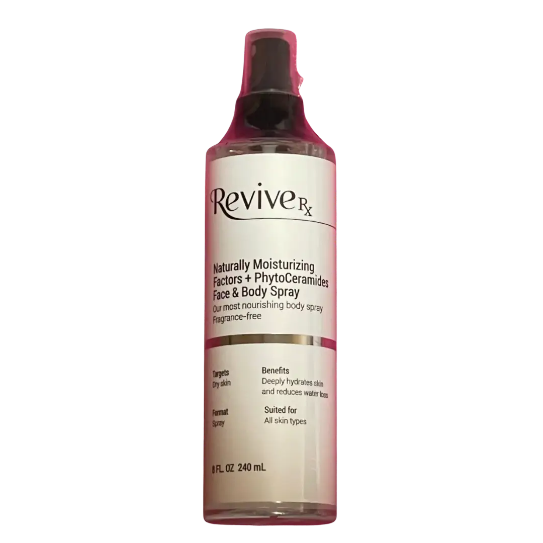 ReviveRX Naturally Moisturizing Factors + Phytoceramides Face & Body Spray