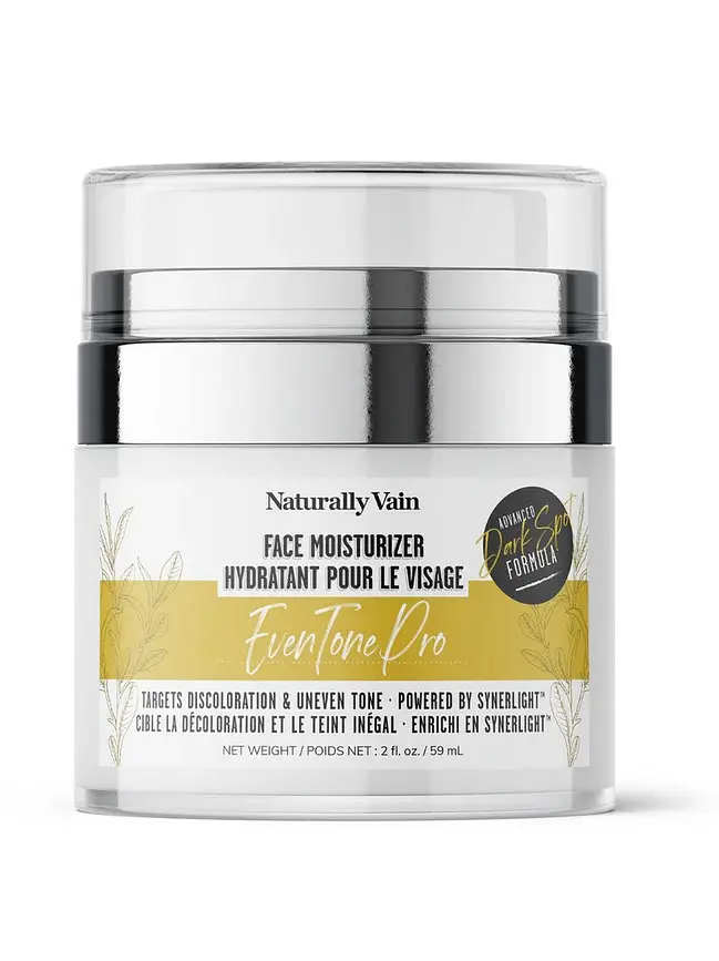 Naturally Vain EvenTone Pro: Dark Spot Correcting Face Moisturizer