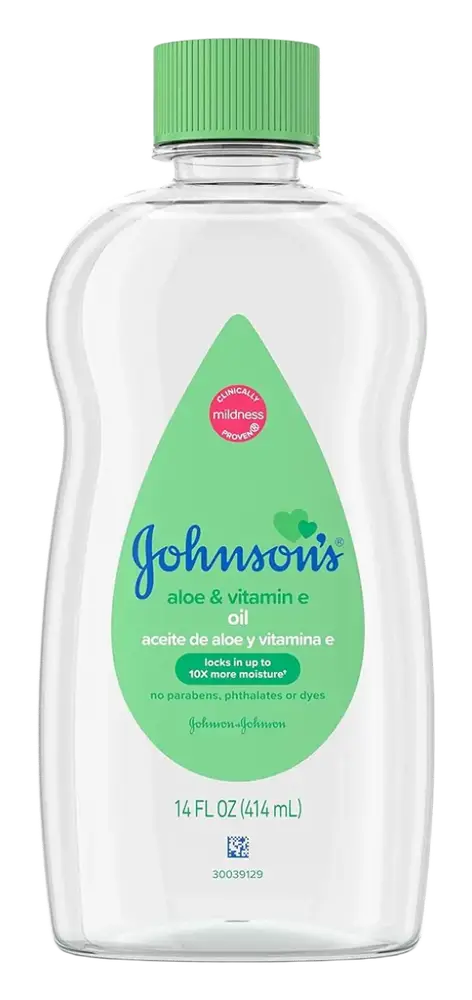 Johnson's Baby Oil, Aloe Vera & Vitamin E