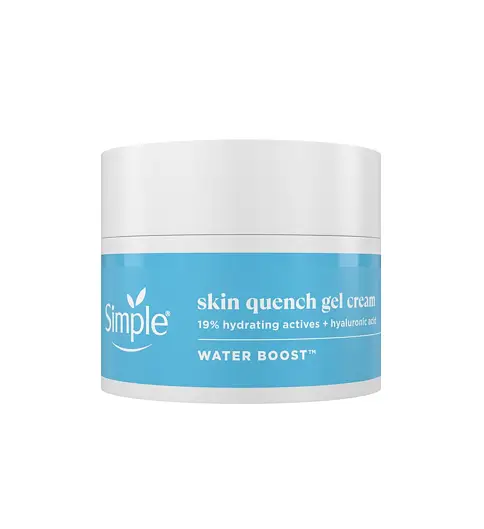 Simple Skincare Water Boost Skin Quench Gel Face Cream For Dry Skin